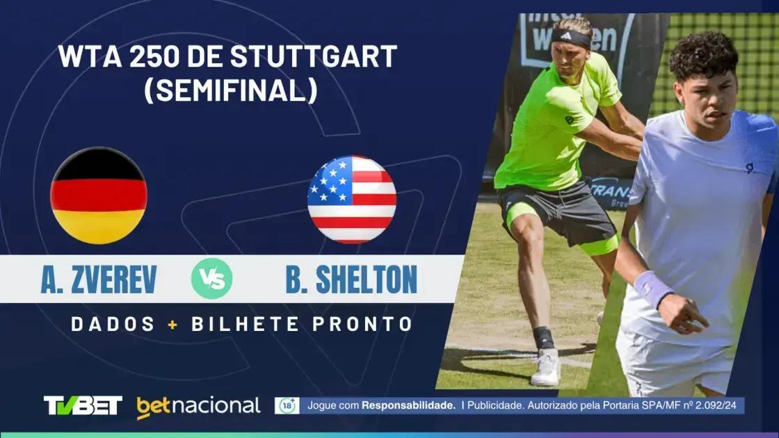 Zverev x Shelton: 5 dicas para assistir e apostar ao vivo