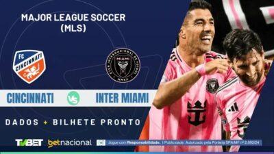 Cincinnati x Inter Miami: 3 Palpites e Onde Assistir ao Vivo