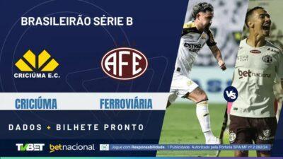 Criciúma x Ferroviária: 3 Palpites e Onde Assistir ao Vivo