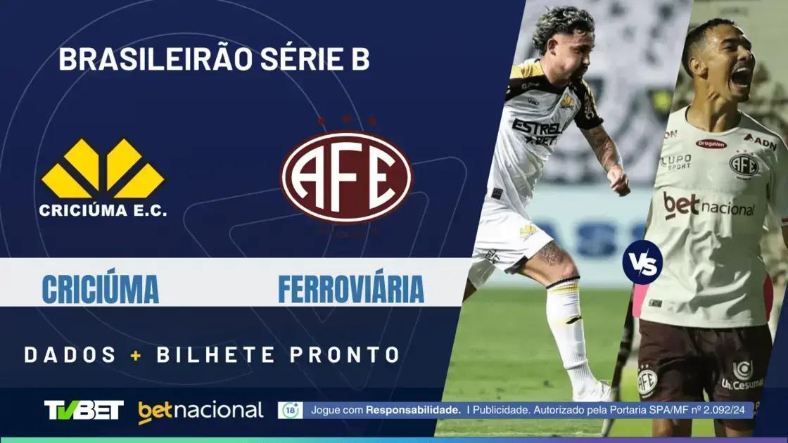 Criciúma x Ferroviária: 3 Palpites e Onde Assistir ao Vivo