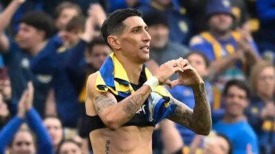 Di María marca no retorno ao Rosario Central e se machuca em campo