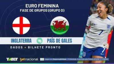 Inglaterra x País de Gales: 3 Palpites e Onde Assistir ao Vivo