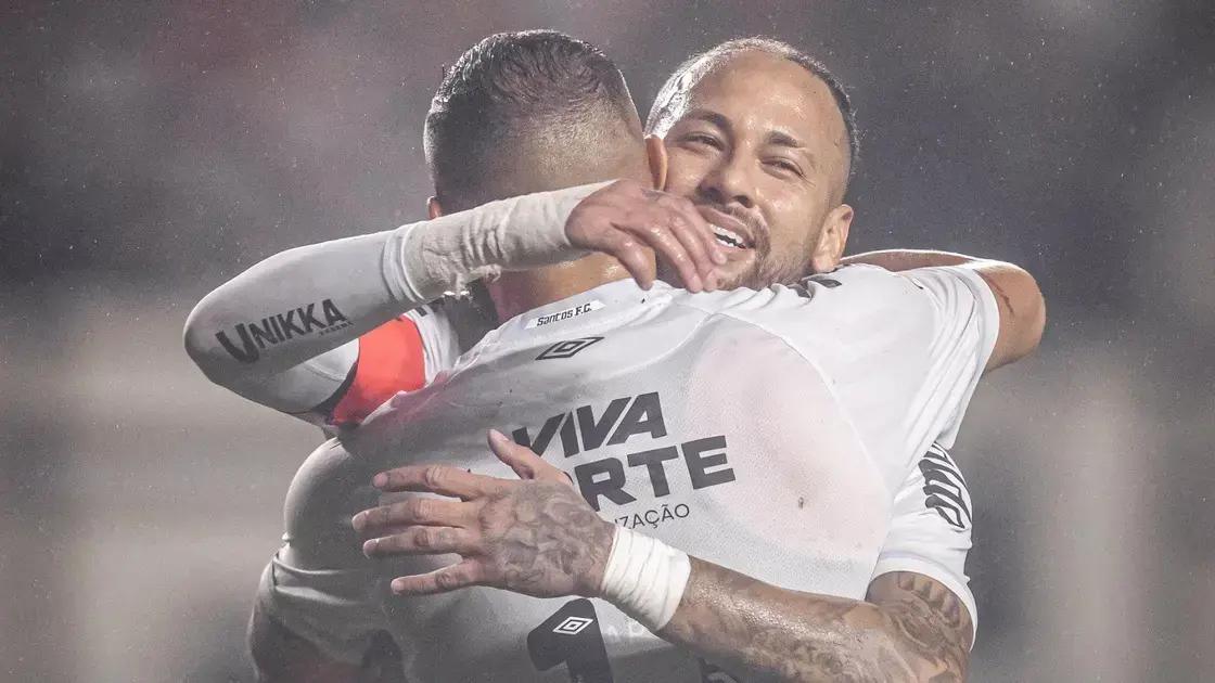 Neymar brilha no Santos: gol e assistência em amistoso!