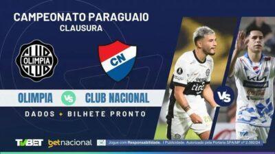 Olimpia x Nacional: 3 Palpites e Onde Assistir ao Jogo ao Vivo
