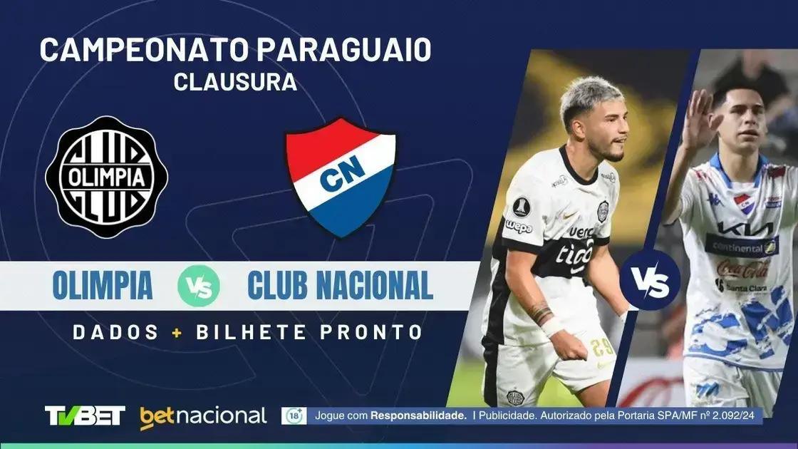 Olimpia x Nacional: 3 Palpites e Onde Assistir ao Jogo ao Vivo