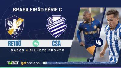 Retrô x CSA: 3 Palpites e Onde Assistir ao Vivo Hoje