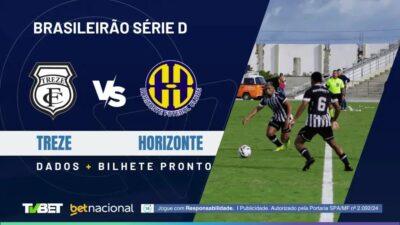 Treze x Horizonte: onde assistir ao vivo, escalações e palpites